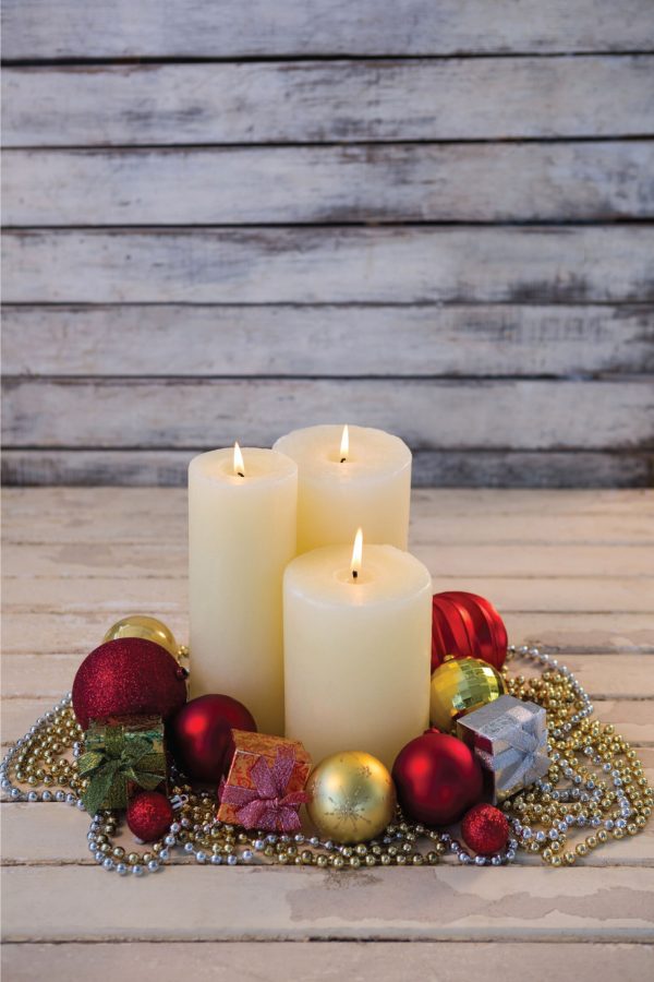 Coconut wax candles with cotton wicks